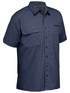 Bisley Workwear Navy Flx & Move Utility Work Shirt