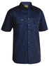 Bisley Workwear Navy Cool Lightweight Drill Shirt