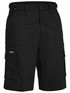 Bisley Workwear Black Original 8 Pocket Cargo Short
