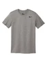 A grey Nike Team rLegend Tee featuring a logo on the upper left shoulder. Casual short-sleeved t-shirt design.