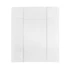 A large white magnetic gift box with foldable corners for easy assembly and storage.