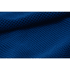 A blue cooling towel featuring a mesh texture, designed for leisure and outdoor activities. It has a logo present.