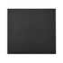 A textured black square canvas with a smooth finish, featuring a subtle weave pattern.