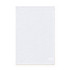A medium cotton tea towel in white, featuring a simple design and an attached logo.
