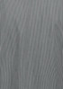 A 3/4 sleeve shirt featuring a vertical striped pattern in shades of grey. The shirt has a logo on it.