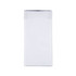 A flip-top tin containing spearmint mints, predominantly white with a clear lid. It features a branding logo.
