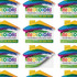 House-shaped stickers in vibrant colours, featuring a logo and contact details for a painting and decorating service. House-shaped stickers in vibrant colours, featuring a logo and contact details for a painting and decorating service.