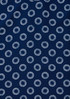 A navy tunic featuring a daisy print pattern in white. Includes a logo.