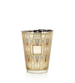 A nod to High Society the Cashmere scented candle is a 9-karat gold print applied to black glass.