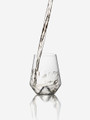 As companions to the successful Monti-Decanters, these ultra clear, lead-free crystal wine glasses have a design that’ll steal the show at your next dinner party. Designed perfectly for white wine, Monti-Bianco comfortably holds a standard 5oz pour, which measures just above the waist of each glass, but easily holds up to 12oz if filled. Each glass and its center showcases the inspiration of the Italian Alps for this creation.