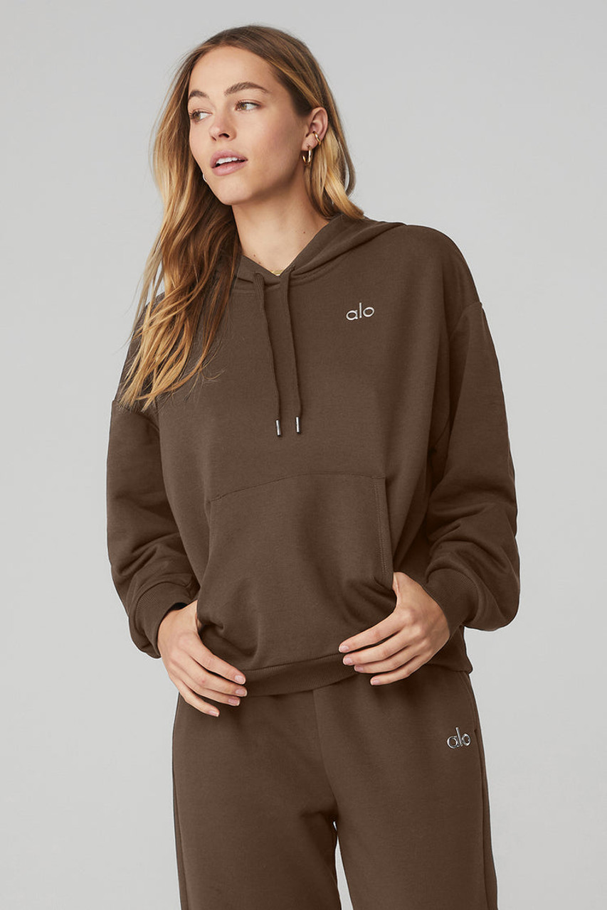 ALO YOGA, Accolade Cotton Blend Oversized Hoodie, Women