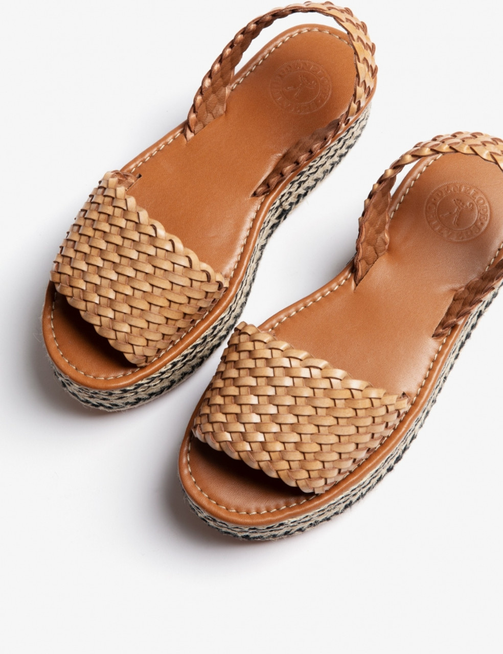 Leather espadrilles