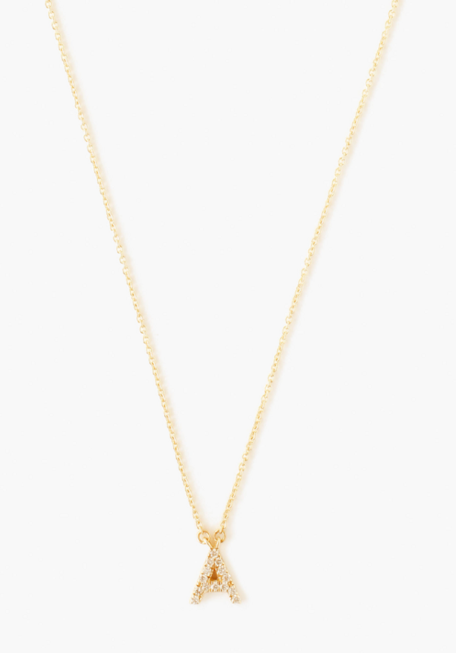 PDPAOLA 18ct Gold Plated Gemstones Initial Y Pendant | H.Samuel