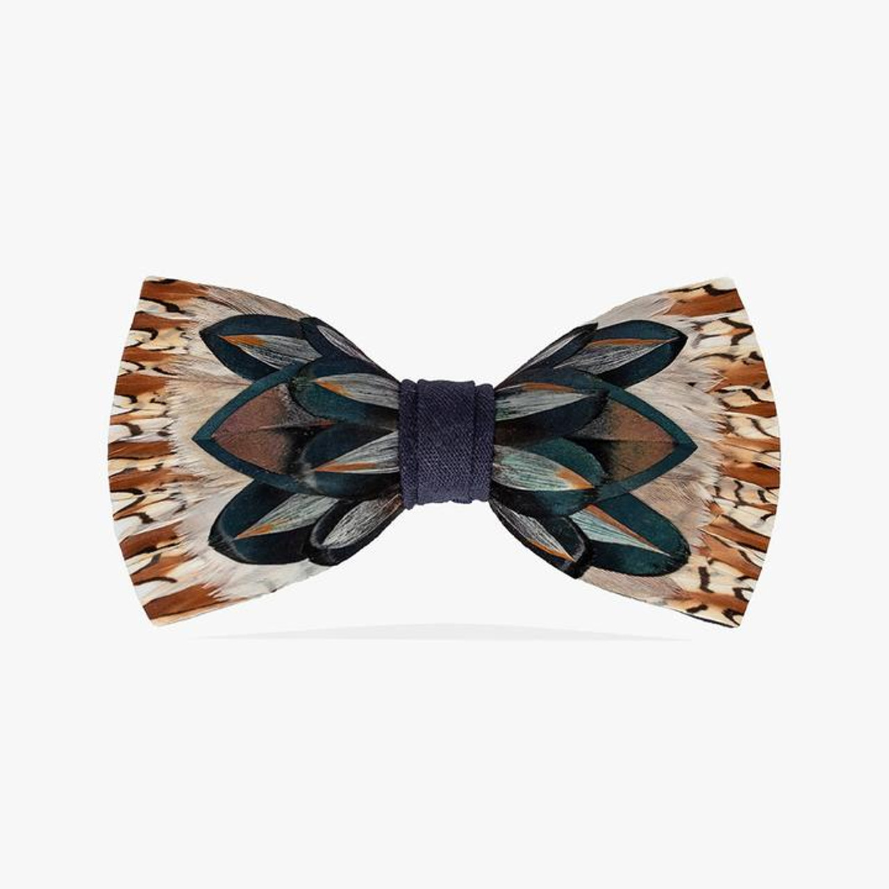 Brackish Handmade Original Feather Bow Ties