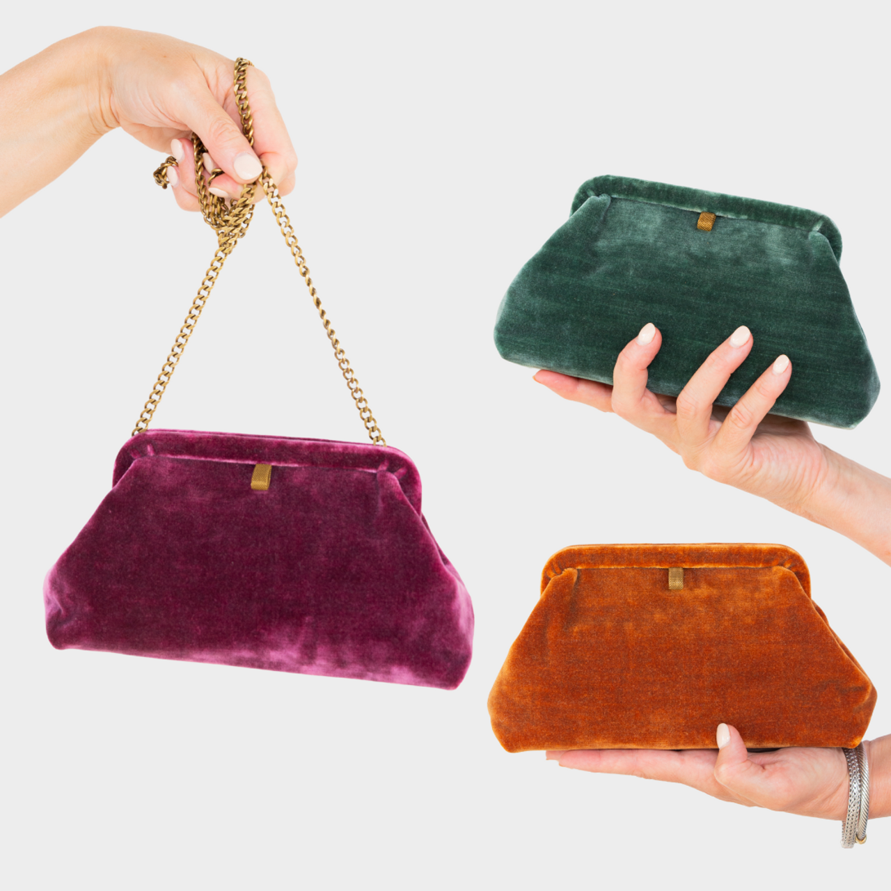 d5946db5168208Liette%20Velvet%20Clutch%20 %20Burnt%20Orange%20168207Liette%20Velvet%20Clutch%20 %20Magenta%20%20168210Liette%20Velvet%20Clutch%20 %20Forest%20Green 21472.1660938848