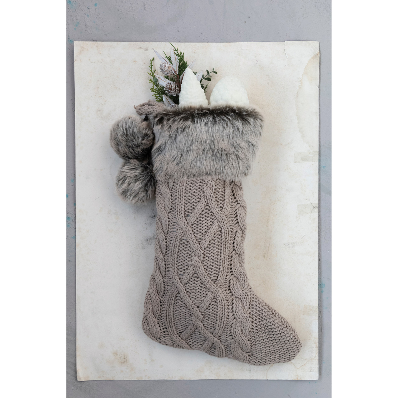 Faux Fur Stocking