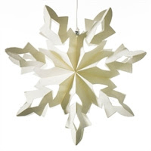 1"x4.25" Paper Snowflake Ornament