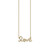 Love Script Pave Necklace - Small 