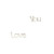 Love You Earrings - Silver