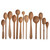 Assorted Baker's Dozen Wood Spoons