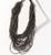 Multi Layer Seed Necklace - Gunmetal