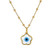 Flower Evil Eye Necklace