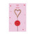 XO Heart Sparkler Card