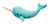  Spike Turquoise Narwhal - Small