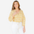 Lattice Fleur Poplin Top 