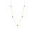 Super Tiny Solid Triangle Chain Necklace