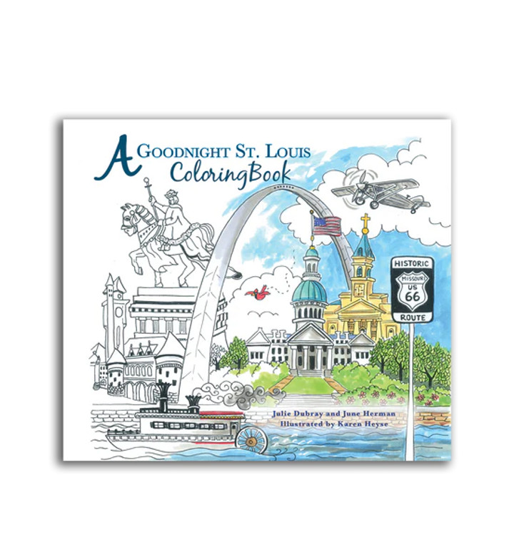 Goodnight St. Louis COLORING BOOK by Judith Dubray