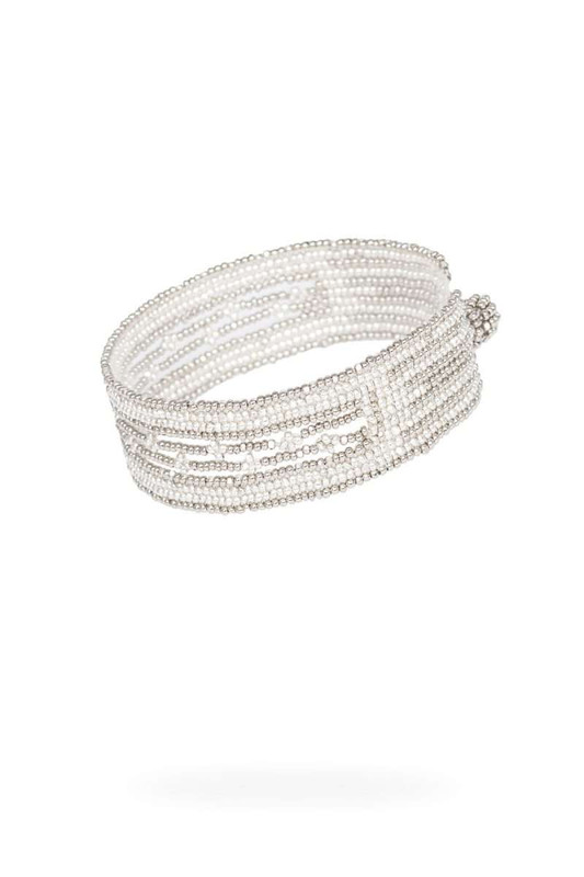 Two Linear Woven Bracelet