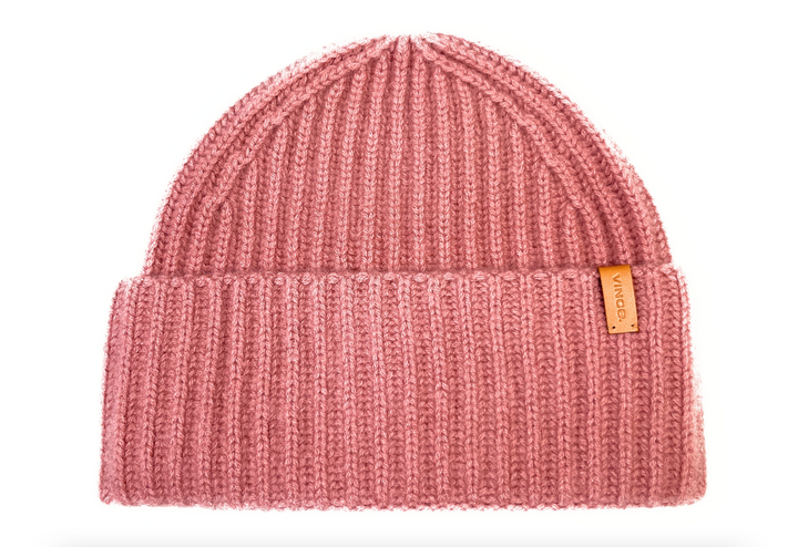 Cashmere Chunky Half Cardigan Knit Hat 