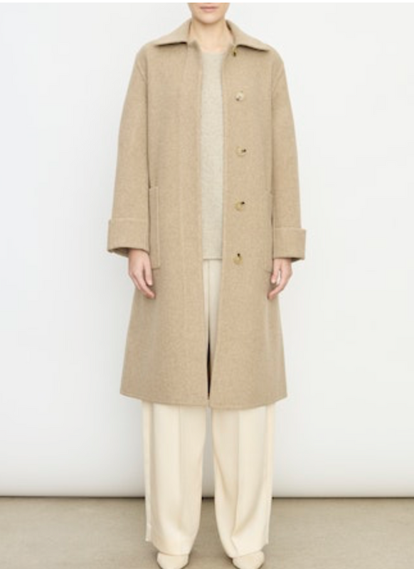 Fine Wool Overcoat 