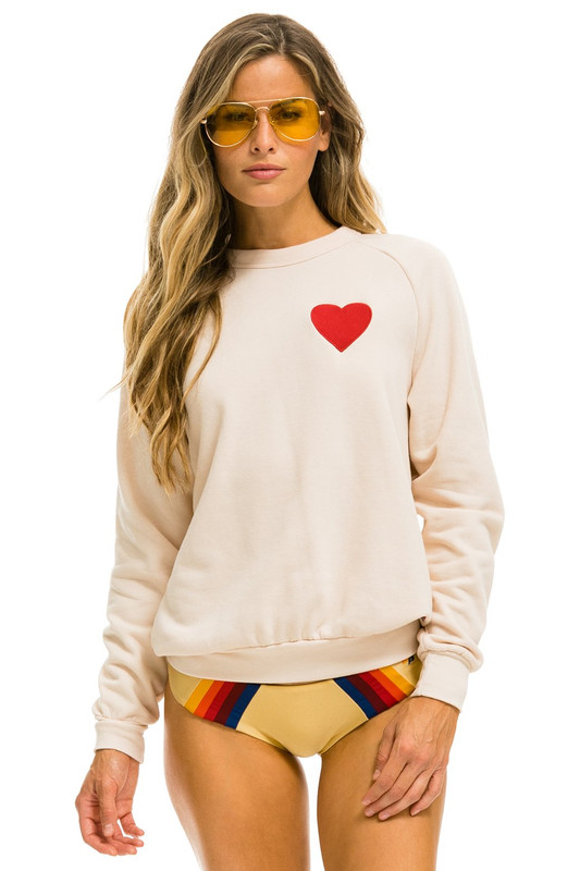 Heart Embroidery Sweatshirt