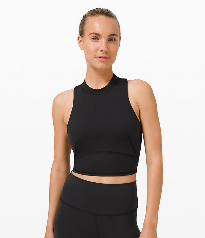 Everlux and Mesh Cropped Tank