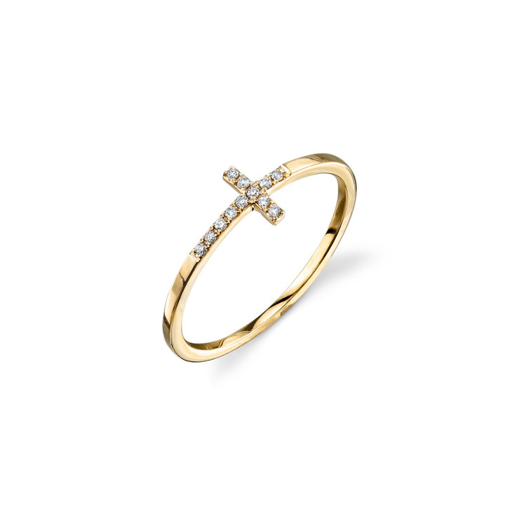 Elongated Bent Cross Ring