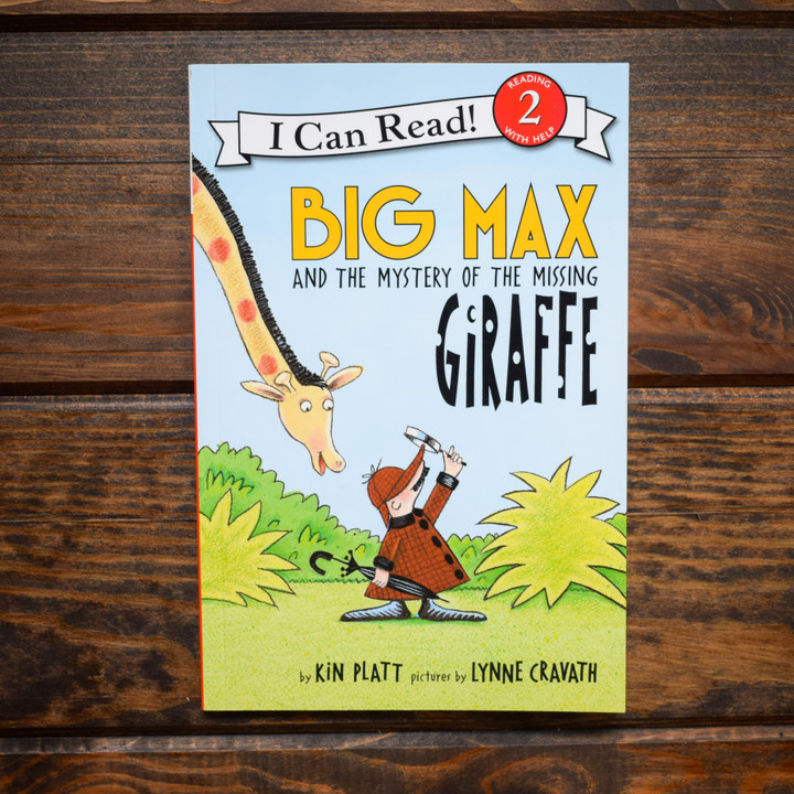 When his pet giraffe, Jake, is missing, King Punchapillow knows just who to call -- the famous detective Big Max! In the Land of Ah-Ah-Achoo, Big Max finds lots of rubber trees, some lions playing ping-pong, and even disappearing giraffe tracks ... but no Jake.

Is this mystery too big for even the world's greatest detective to solve?