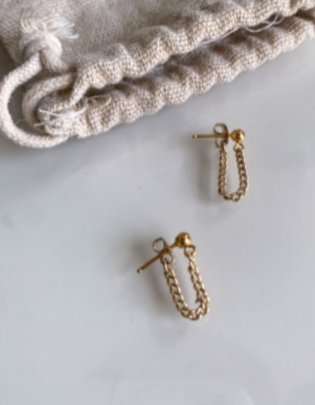 Curb Chain Earring 