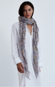 Floral Garden Silk + Cashmere Scarf 