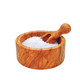 Olive Wood Mini Salt Bowl