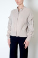 Cashmere High Neck Zip Jacket