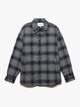 Light Weight Padded Plaid Overshirt