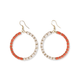 Fonda Half and Half Hoop Earrings 