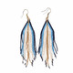 Jane Triangle Fringe Earrings