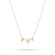 Amigos Curve Necklace - Pink Opal + Diamond