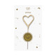 XO Heart Sparkler Card