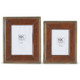 Leather Frame with Antique Metal Trim