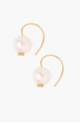 Gold Plated Drop Pearl Earring 