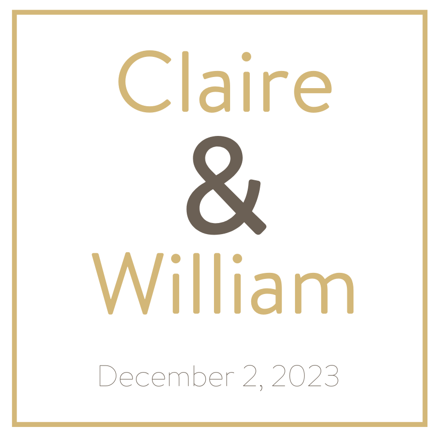 Justin and Claire's Possible  Wedding Registry with Wedding